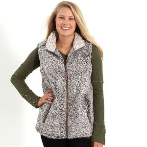 Frosty Tipped Pile ZIP Vest